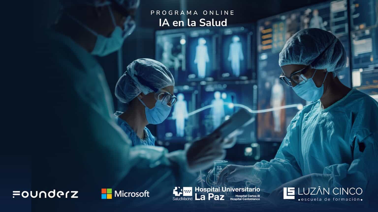 Nuevo programa online de IA en la salud | Founderz