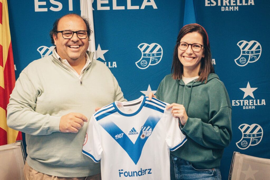 colaboración de Founderz y equipo de fútbol femenino Europa