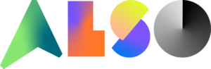 ALSO Group logo made of colourful gradient shapes forming the letters A, L, S, O