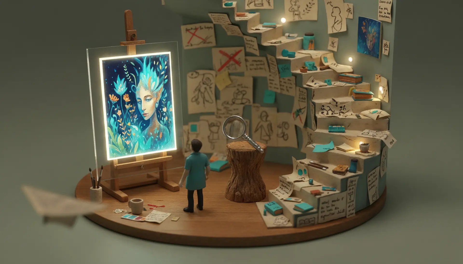 Cómo presentar proyectos de IA creativa en tu portfolio sin exagerar