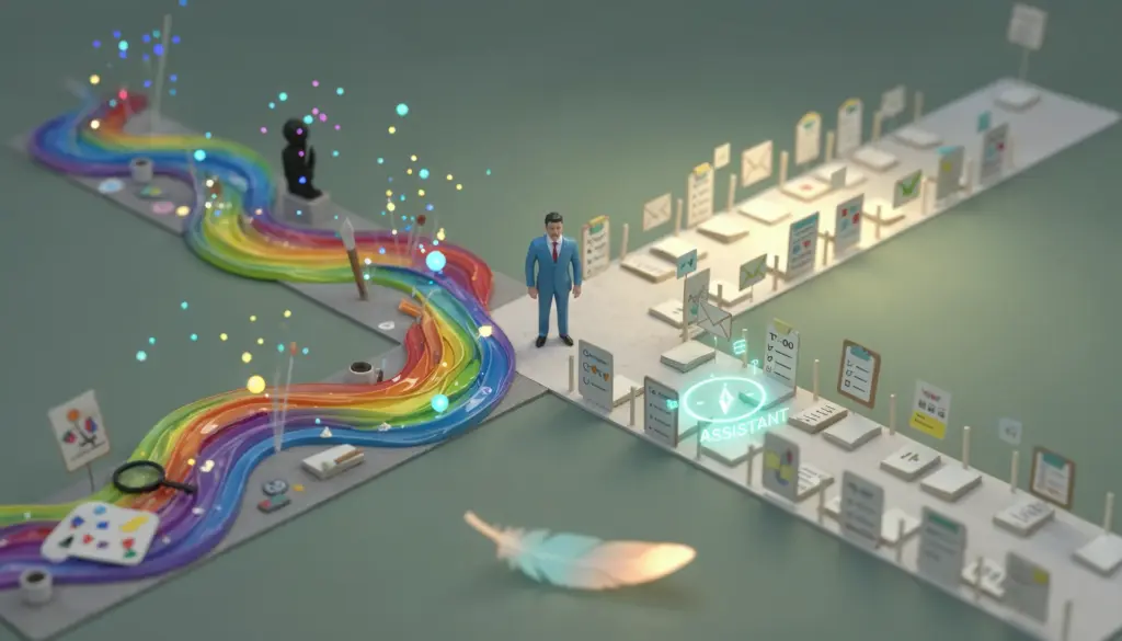 De IA creativa a productividad con Copilot: cuándo tiene sentido el cambio