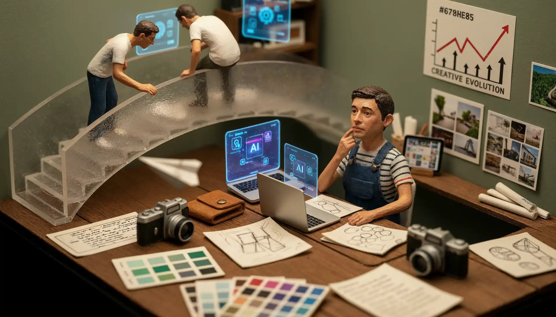 El futuro del trabajo creativo con IA: oportunidades reales para creativos