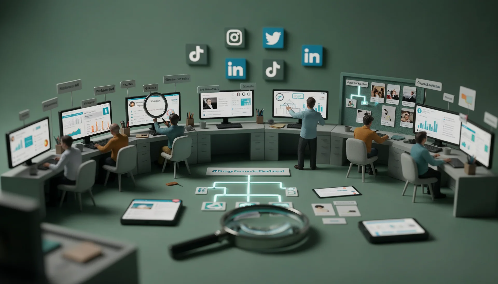 Herramientas IA para redes sociales: ideas