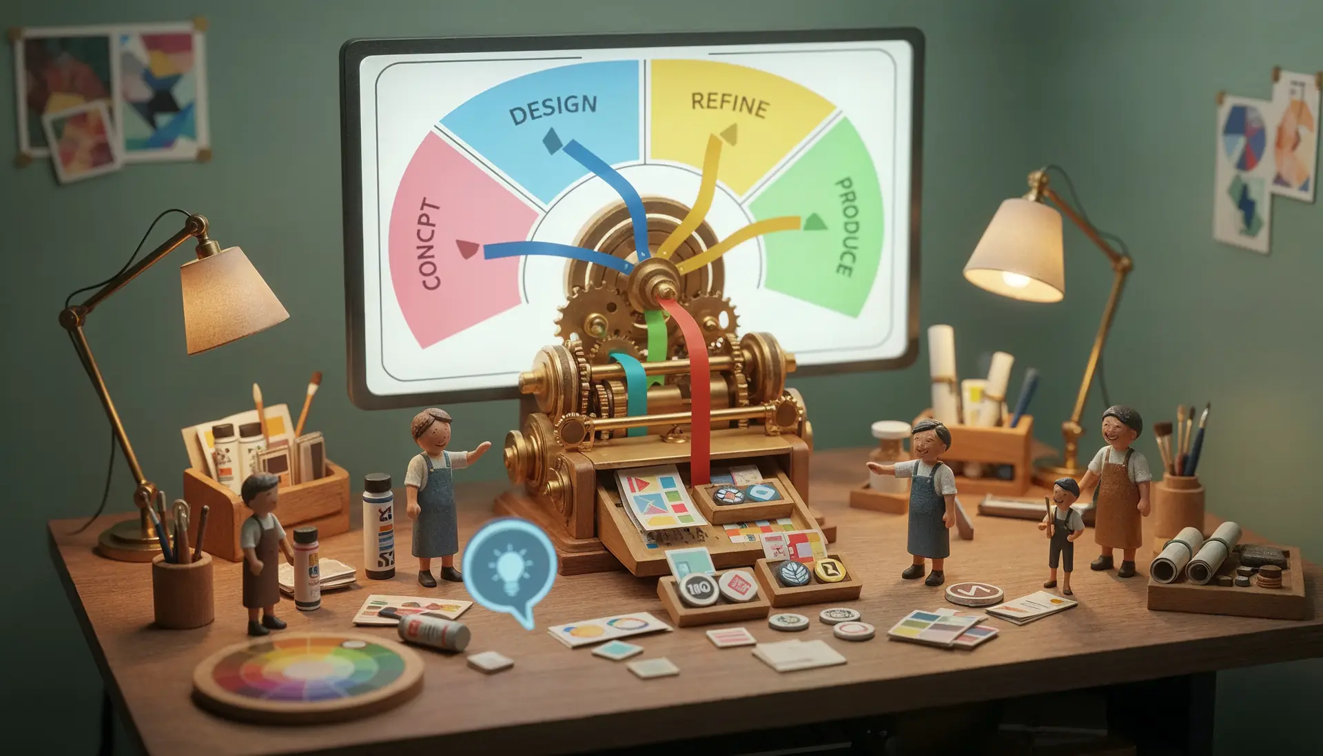 Prompting para creativos: frameworks reales para diseño, branding y contenido