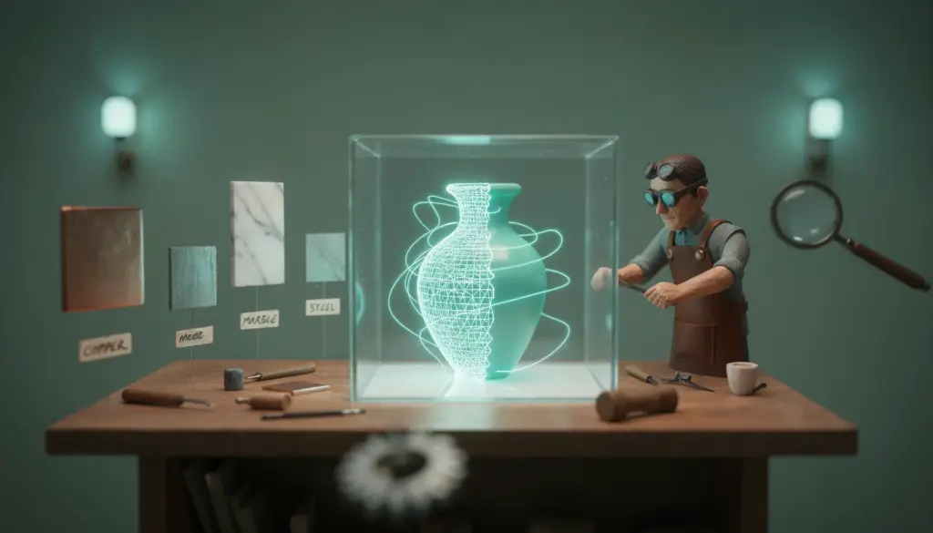 Prompts para diseño 3D: referencias con IA