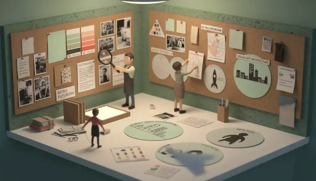 Prompts de IA para dirección de arte: moodboards, estilos y territorios visuales